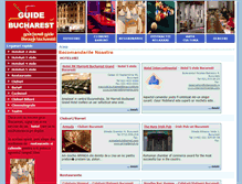 Tablet Screenshot of guide-bucharest.ro